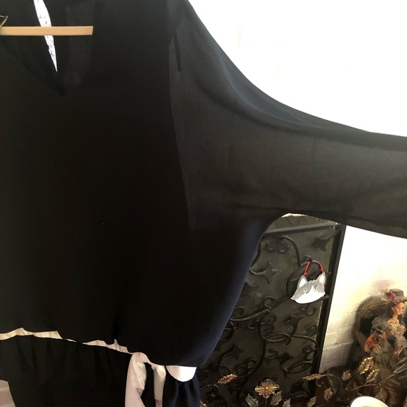 Vintage 1980s drop waist sz 10 tunic dress, Neiman Marcus - Picture 4 of 4